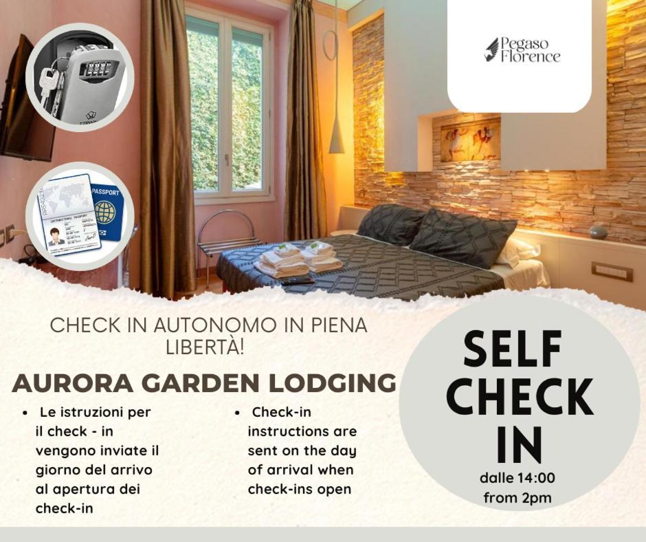 Aurora Garden Lodging - Rooms & Apartment 佛罗伦萨 外观 照片